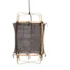 Ay Illuminate Suspension Z22 blond en bambou noir ø48,5x72,5cm en cachemire