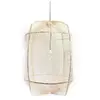 Ay Illuminate Suspension Z1 thé noir sisal teint juste ø67x100cm