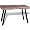 vidaXL Table Teck recyclé