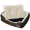 vidaXL Lit chaud pour chiens avec coussin rembourré Taille M