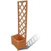 vidaXL Jardinière en treillis 40 x 30 x 135 cm