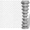 vidaXL Clôture à mailles losangées Acier galvanisé 15x1,5 m Argenté