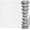 vidaXL Clôture à mailles losangées Acier galvanisé 25x1 m Argenté