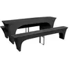 vidaXL Housse pour table de pique-nique/bancs 3 pièces Anthracite