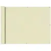 vidaXL Écran de balcon en tissu Oxford 90x600 cm Crème