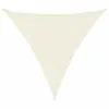 vidaXL Voile de parasol tissu oxford triangulaire 3,6x3,6x3,6 m crème