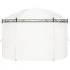 vidaXL Chapiteau 530x350x265 cm Blanc crème