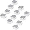 vidaXL Lampes LED enterrées 12 pcs 100x100x68 mm