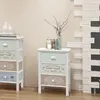 vidaXL Armoire de rangement en style français 3 tiroirs Bois