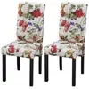 vidaXL Chaises à manger lot de 2 multicolore tissu