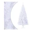vidaXL Arbre de Noël artificiel et support Acier 210 cm 910 branches
