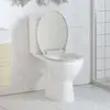 vidaXL Abattant WC à fermeture en douceur Blanc Ovale