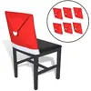 vidaXL Housses de dossier de chaise 6 pcs Bonnet de Père Noël