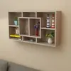 vidaXL Étagère murale 8 compartiments Couleur de chêne