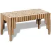 vidaXL Table basse Bambou