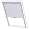 vidaXL Store enrouleur occultant Blanc P08/408