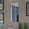 vidaXL Carreaux de miroir sans cadre 8 pcs 20,5 cm