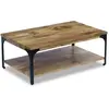 vidaXL Table basse Bois de manguier 100 x 60 x 38 cm