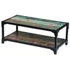 vidaXL Table basse Bois de récupération massif