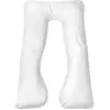 vidaXL Coussin de grossesse 90 x 145 cm Blanc