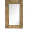 vidaXL Miroir Bois de manguier massif 50 x 80 cm