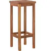 vidaXL Tabourets de bar lot de 2 bois d'acacia massif