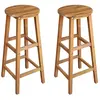 vidaXL Tabourets de bar lot de 2 bois d'acacia massif