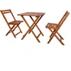vidaXL Mobilier de bistro pliable 3 pcs Bois d'acacia solide