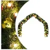vidaXL Guirlande de Noël décorée avec boules et lumières LED 10 m