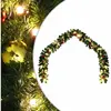 vidaXL Guirlande de Noël décorée avec boules et lumières LED 20 m