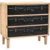 vidaXL Armoire à tiroirs bois de sapin massif 80x36x75 cm