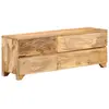 vidaXL Meuble TV Bois de manguier solide 110x30x40 cm
