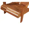 vidaXL Chaise de jardin Adirondack Bois d'acacia massif