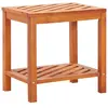 vidaXL Table d'appoint Bois d'acacia massif 45 x 33 x 45 cm