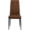 vidaXL Chaises à manger lot de 2 marron tissu
