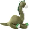 vidaXL Dinosaure brontosaure en peluche Vert