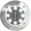 vidaXL Lampe solaire au sol 8 pcs Lumières LED blanches