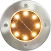 vidaXL Lampe solaire au sol 8 pcs Lumières LED blanches chaudes