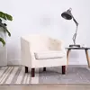 vidaXL Fauteuil Beige Tissu