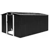 vidaXL Abri de jardin 257x392x181 cm Métal Anthracite