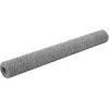 vidaXL Grillage pour volière Acier galvanisé 25x1,2 m Argenté
