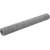 vidaXL Grillage pour volière Acier galvanisé 25x1,2 m Argenté