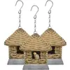 vidaXL Nichoir 3 pcs Osier