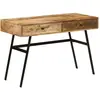 vidaXL Bureau avec tiroirs Bois solide de manguier 110x50x76 cm