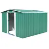 vidaXL Abri de jardin 257x298x178 cm Métal Vert