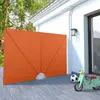 vidaXL Auvent Latéral Pliable Terre Cuite 240x160 cm