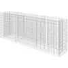 vidaXL Lit surélevé à gabion Acier galvanisé 270x50x100 cm