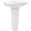 vidaXL Lavabo autoportant avec socle Céramique Blanc 580x470x200 mm