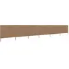 vidaXL Paravent 6 panneaux Tissu 800 x 80 cm Taupe