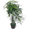 vidaXL Arbre de la fortune artificiel avec pot 85 cm Vert
